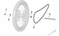 SUR-RON Ultra Bee Enduro Chain and Wheel Axle