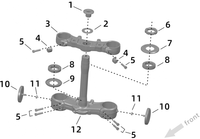 SUR-RON Ultra Bee Triple Clamp Assembly